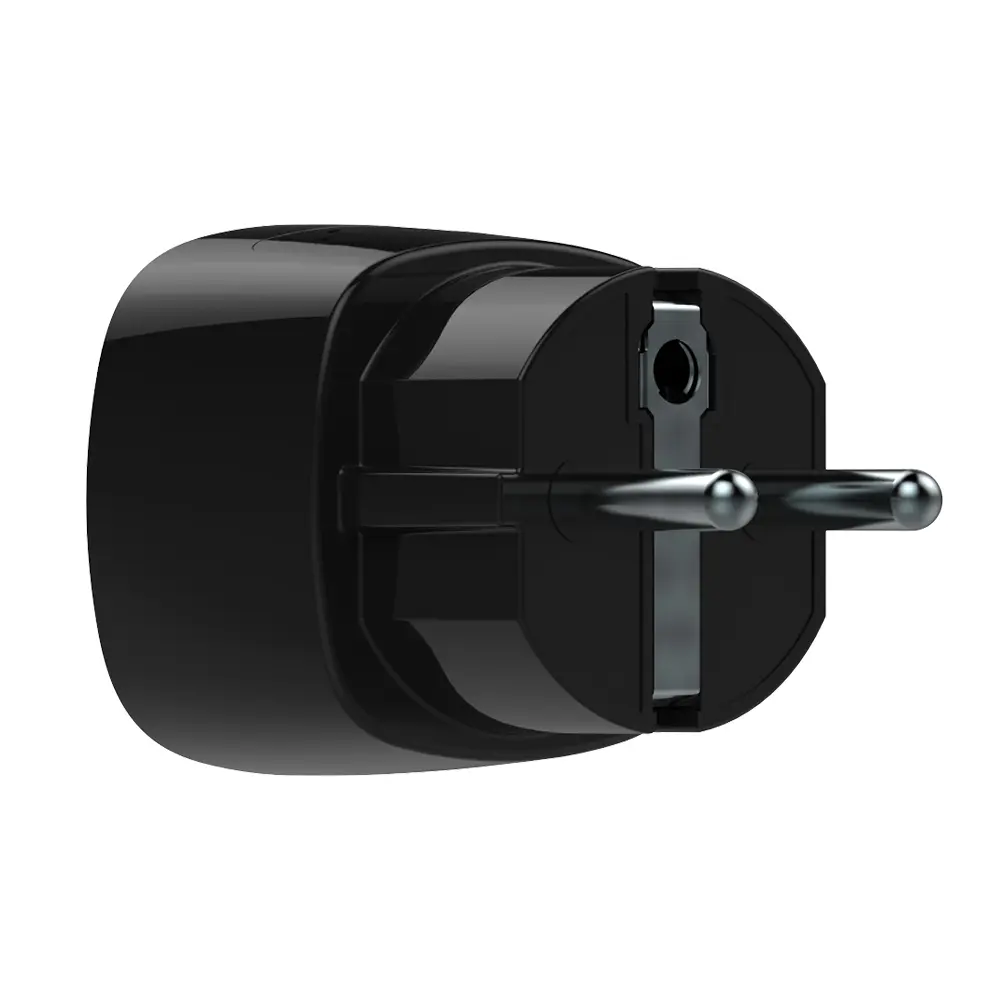 Беспроводная умная розетка со счетчиком энергопотребления Ajax Socket (type F) Jeweller (Black) - Фото 6